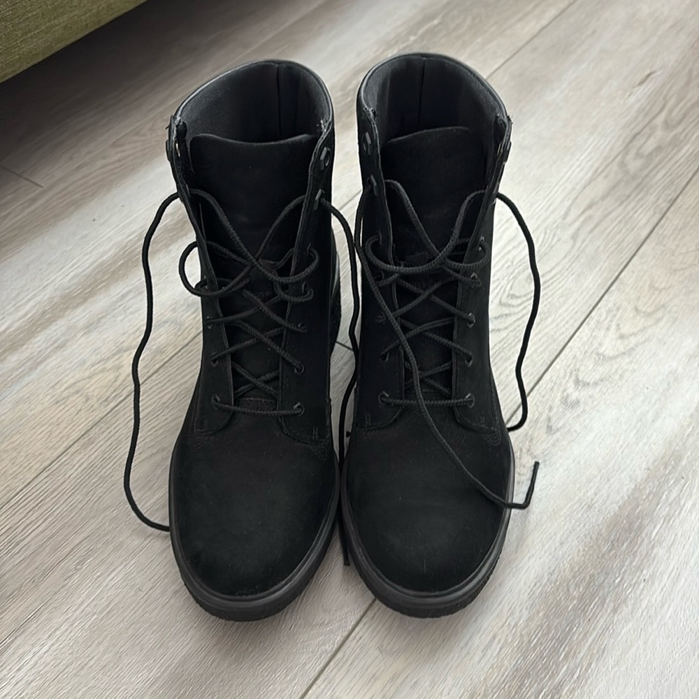 WOMENS BLACK TIMBERLAND BRINDA BOOTS size 6.5 - Picture 1 of 8